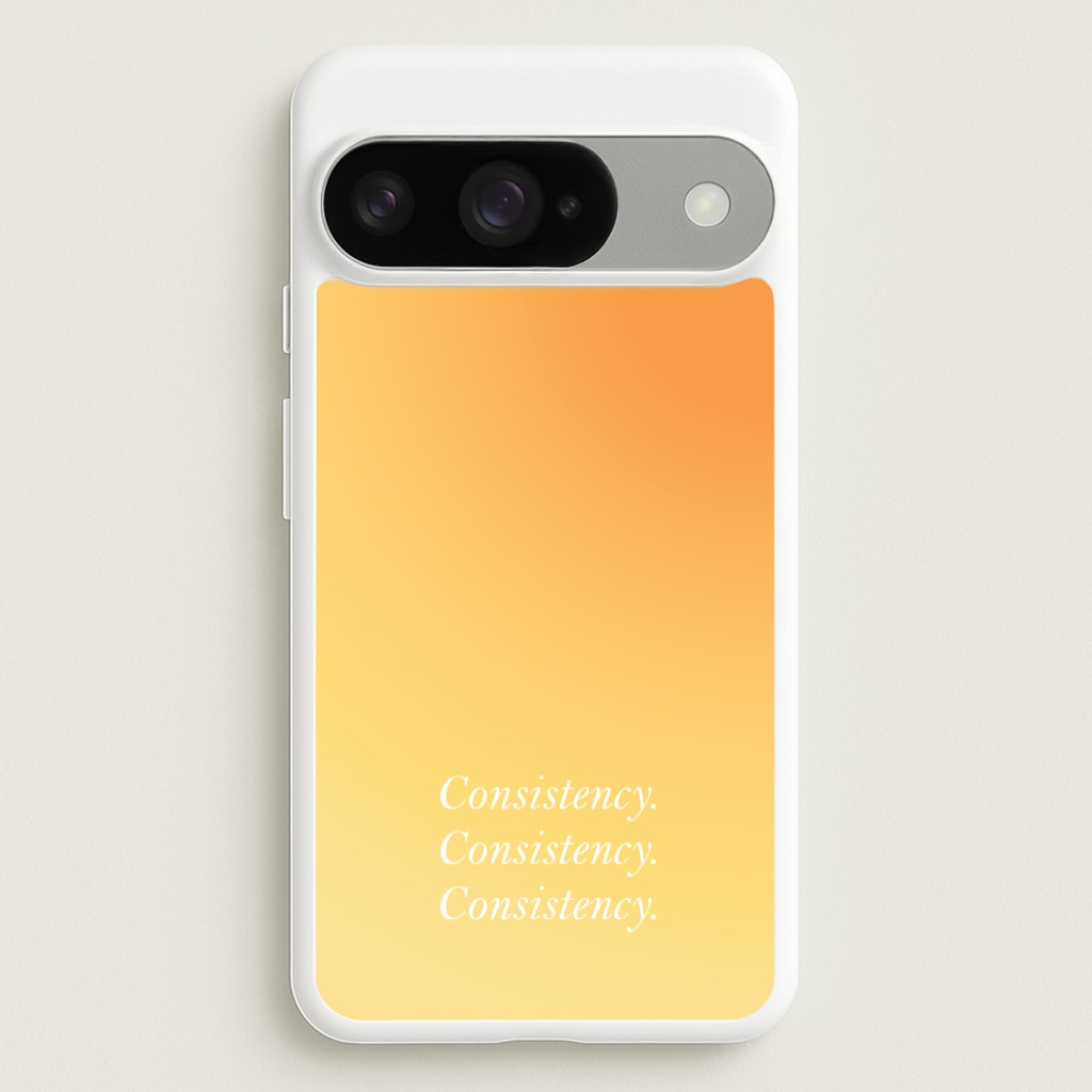 Consistency Yellow Phone Case for Google Pixel 10 / 10 Pro