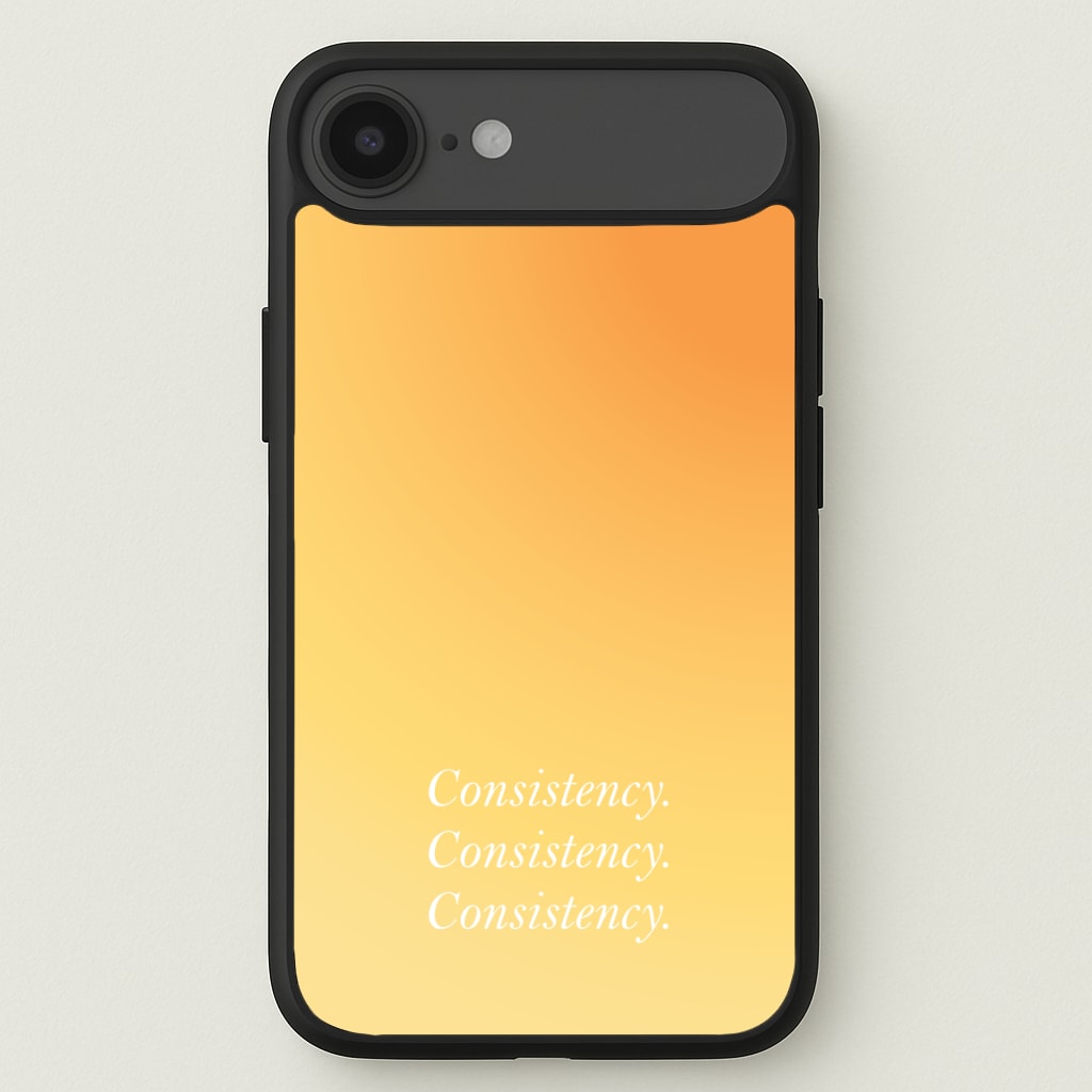 Consistency Yellow Phone Case for iPhone 17 Air