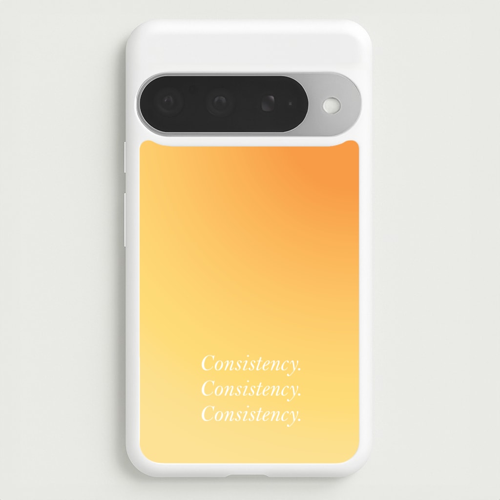 Consistency Yellow Phone Case for Google Pixel 10 Pro XL