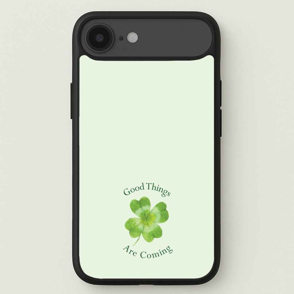 Good Things Are Coming Clover Phone Case for iPhone 17 Air