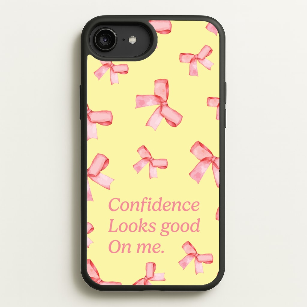 Coquette Confidence Looks Good On Me - Quotes Phone Case for iPhone 6 Plus / 7 Plus / 8 Plus