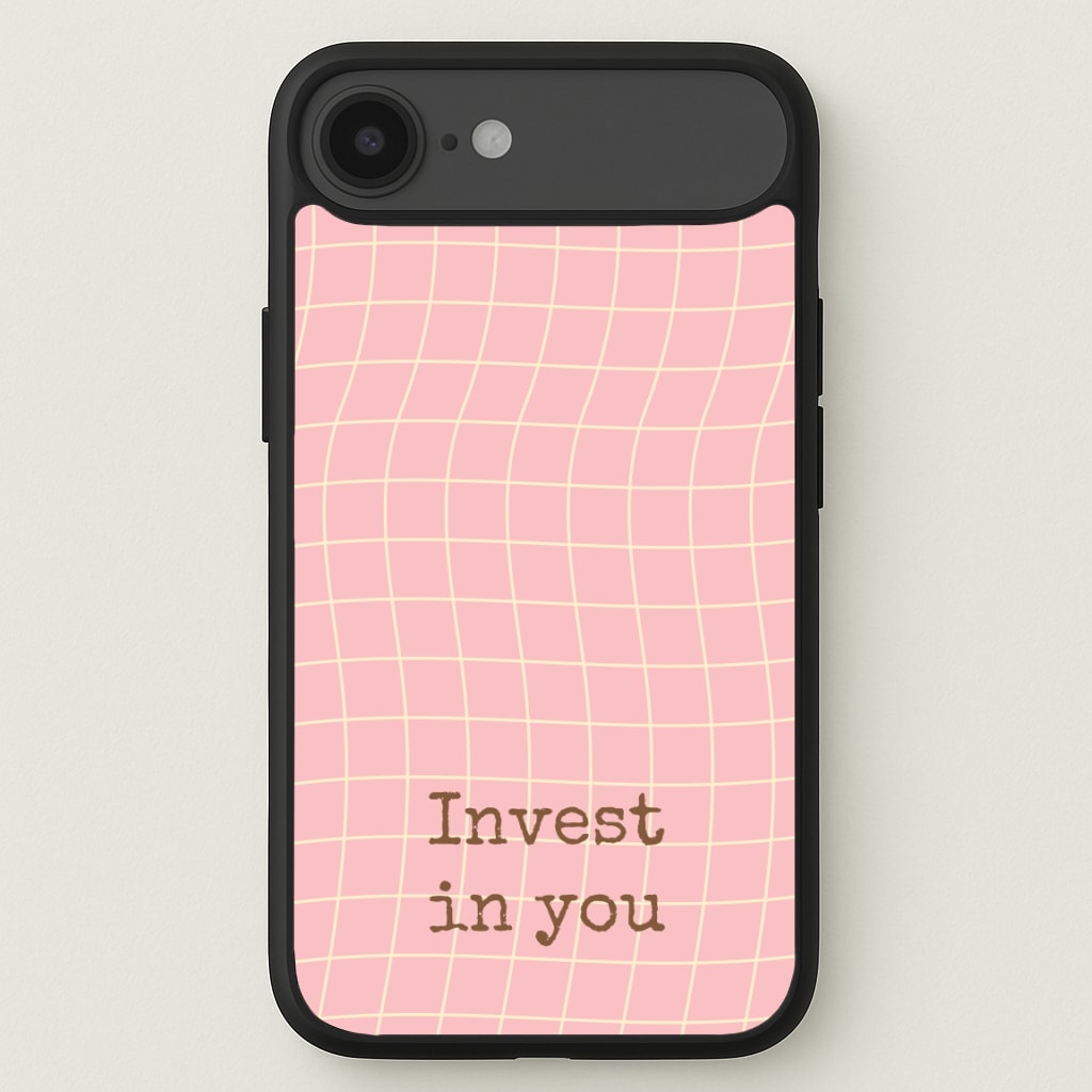 Invest In You, Baby Pink Phone Case for iPhone 17 Air