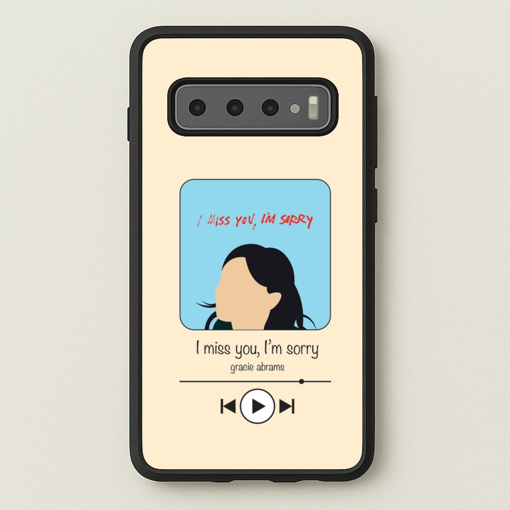 I Miss You - Abrams - Gracie Abrams Phone Case for Galaxy S10