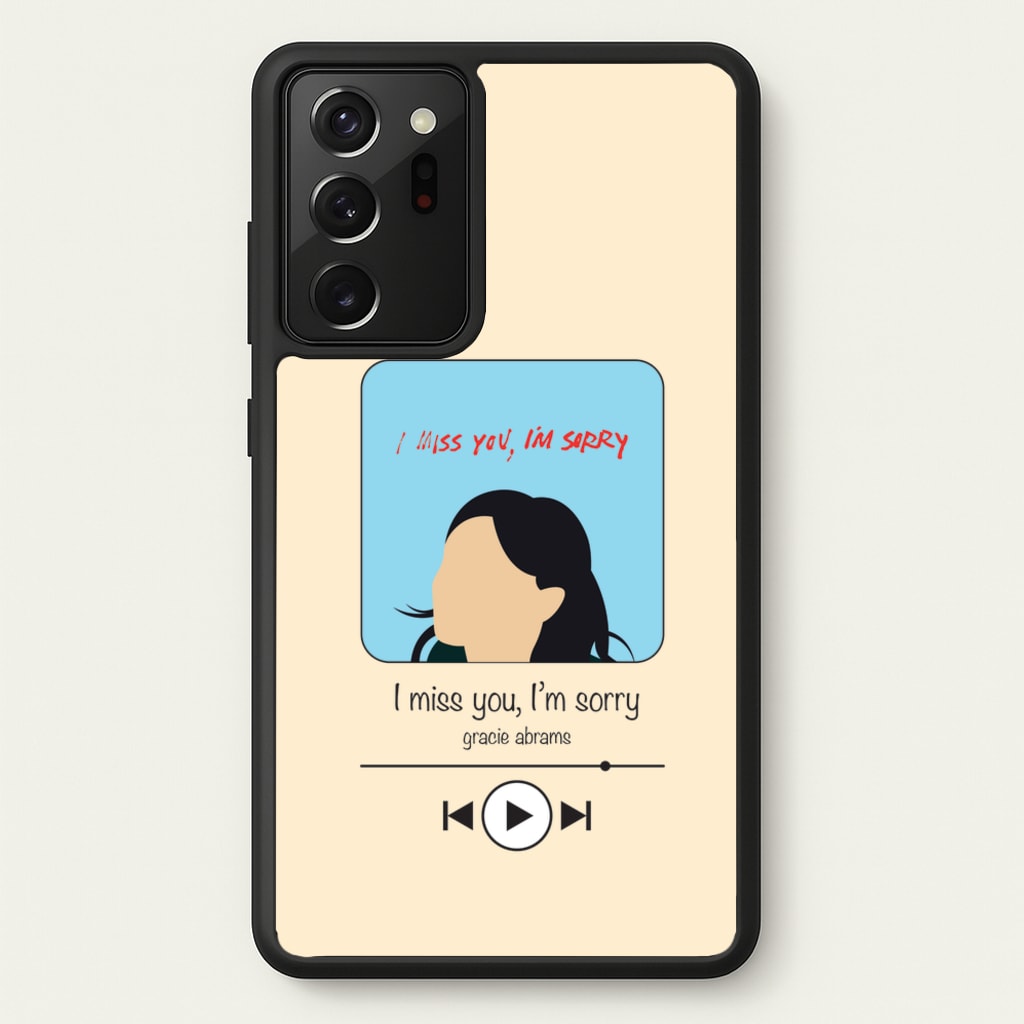 I Miss You - Abrams - Gracie Abrams Phone Case for Galaxy Note 20 Ultra