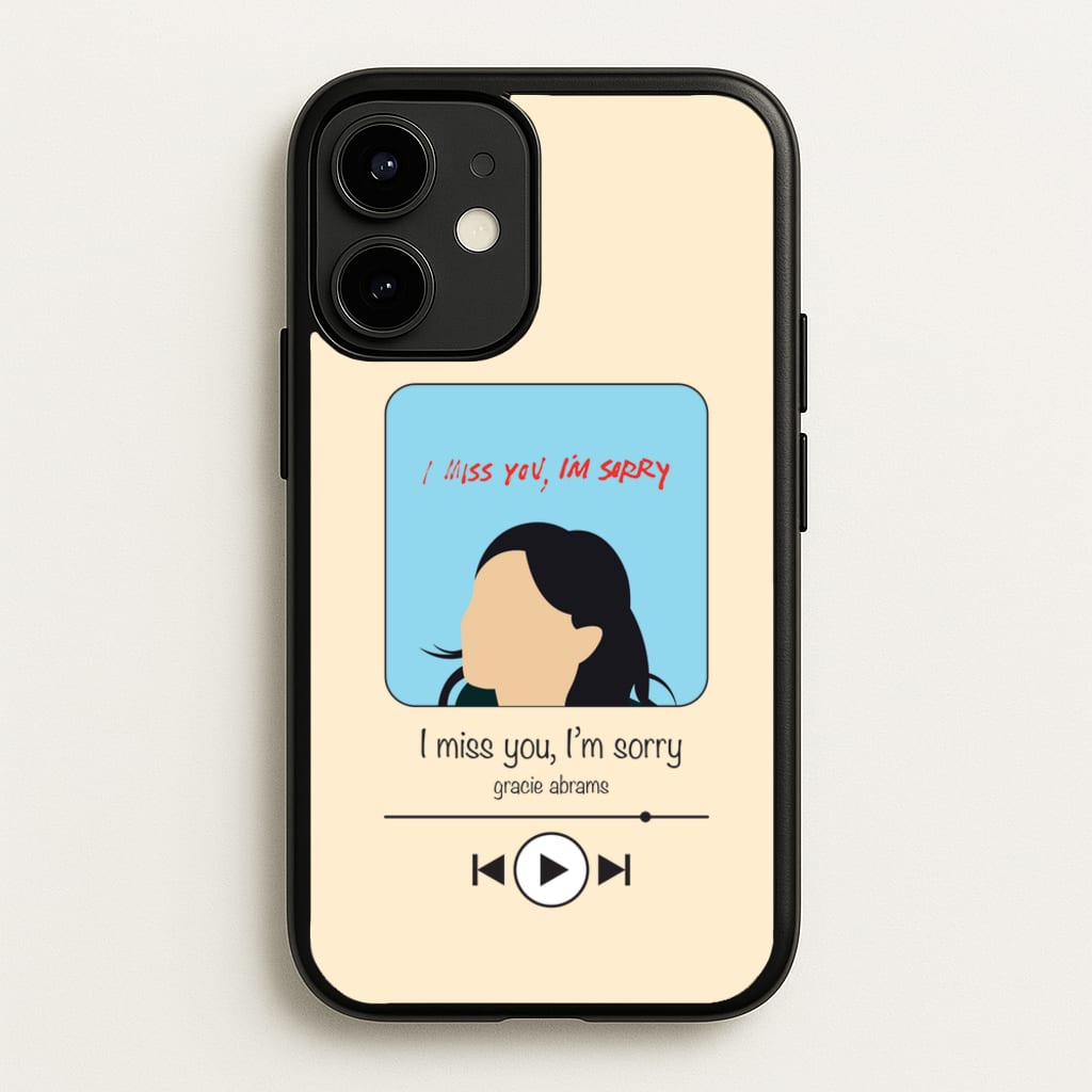 I Miss You - Abrams - Gracie Abrams Phone Case for iPhone 12 / 12 Pro