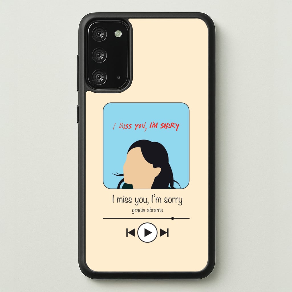 I Miss You - Abrams - Gracie Abrams Phone Case for Galaxy Note 20