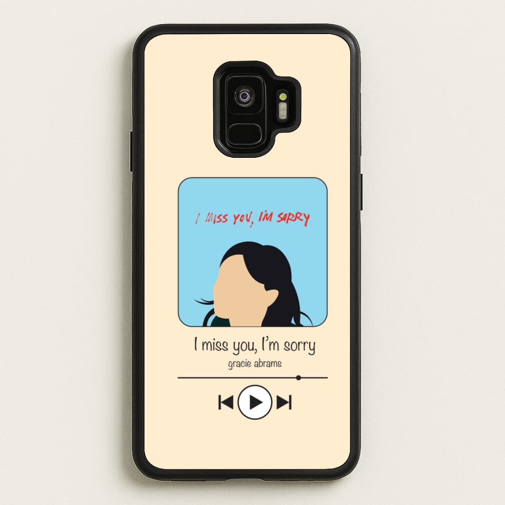 I Miss You - Abrams - Gracie Abrams Phone Case for Galaxy S9