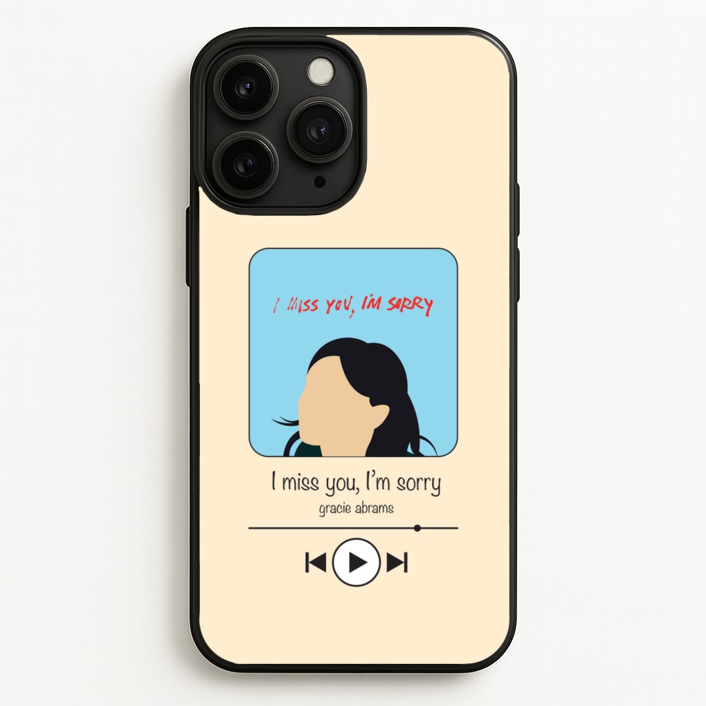 I Miss You - Abrams - Gracie Abrams Phone Case for iPhone 11 Pro