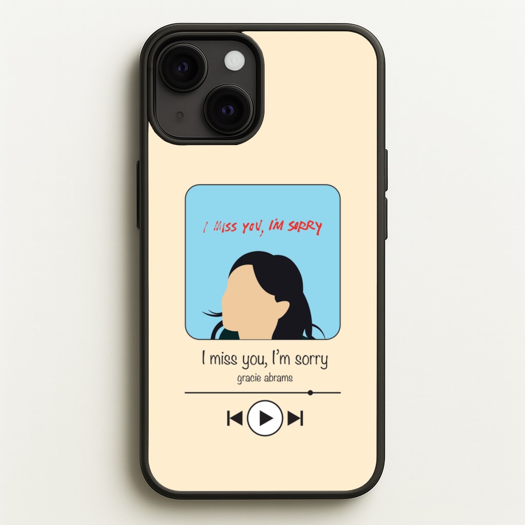 I Miss You - Abrams - Gracie Abrams Phone Case for iPhone 13 Mini
