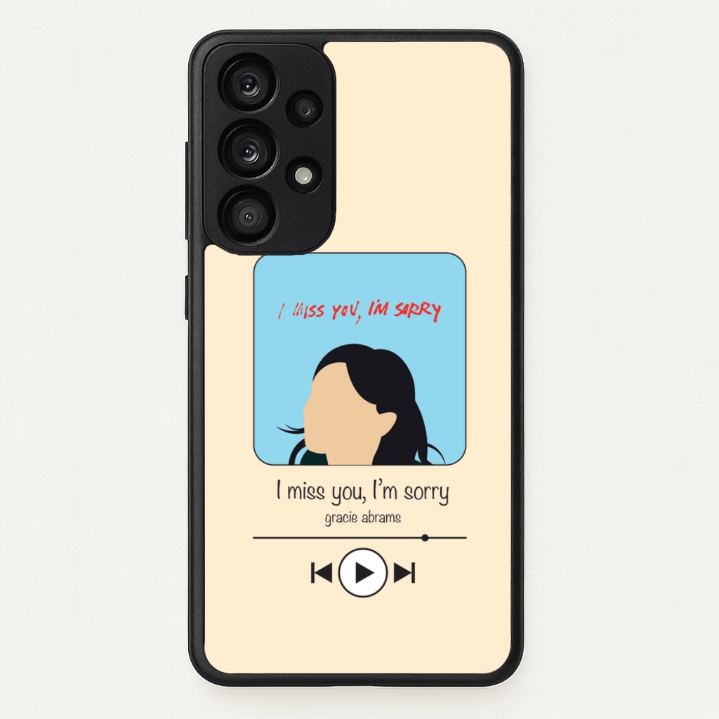 I Miss You - Abrams - Gracie Abrams Phone Case for Galaxy A33