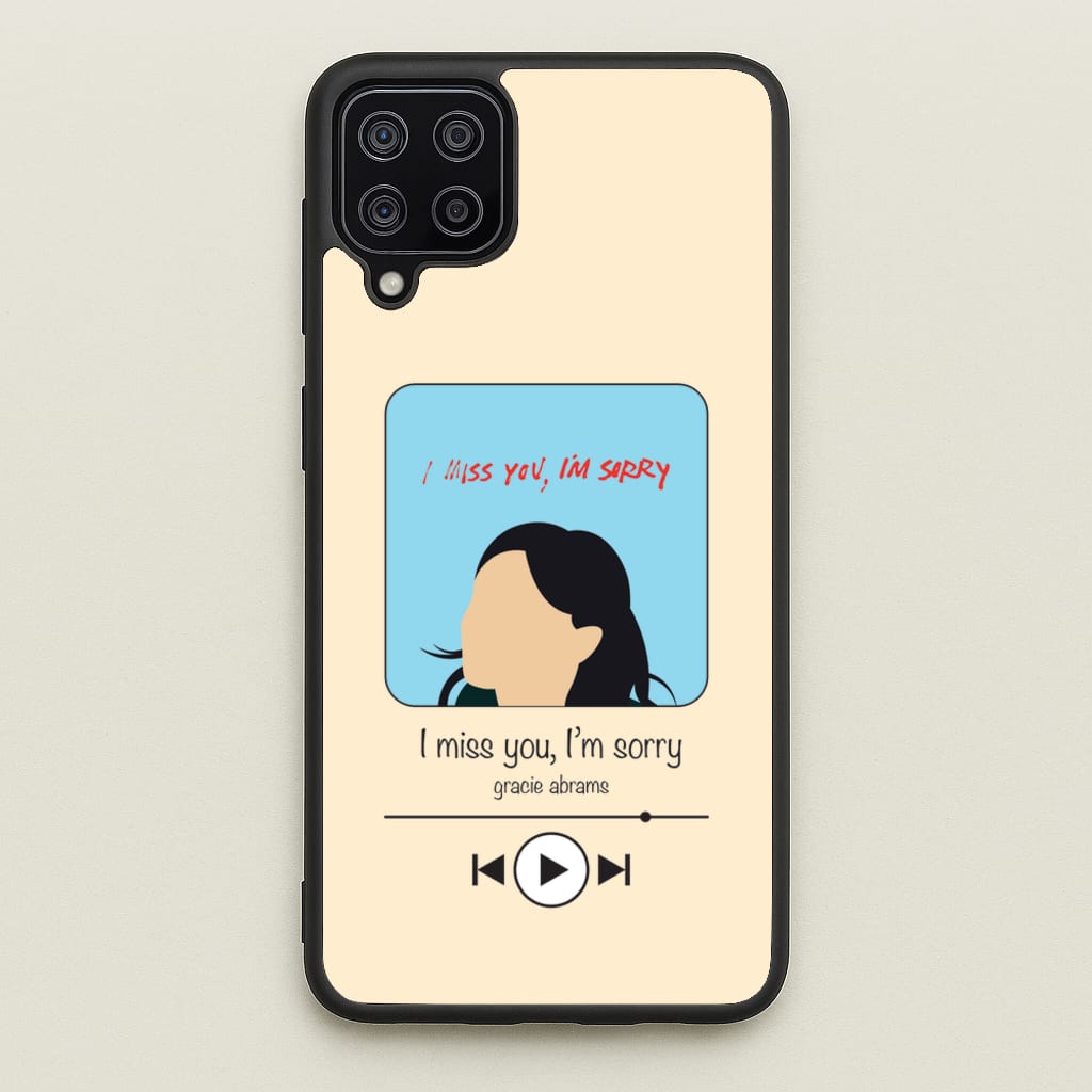 I Miss You - Abrams - Gracie Abrams Phone Case for Galaxy A12
