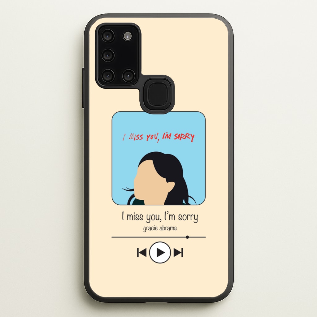 I Miss You - Abrams - Gracie Abrams Phone Case for Galaxy A21s