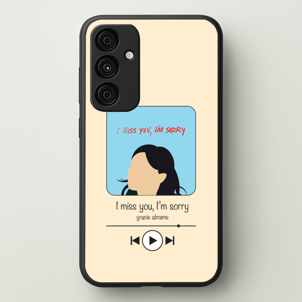 I Miss You - Abrams - Gracie Abrams Phone Case for Galaxy A35