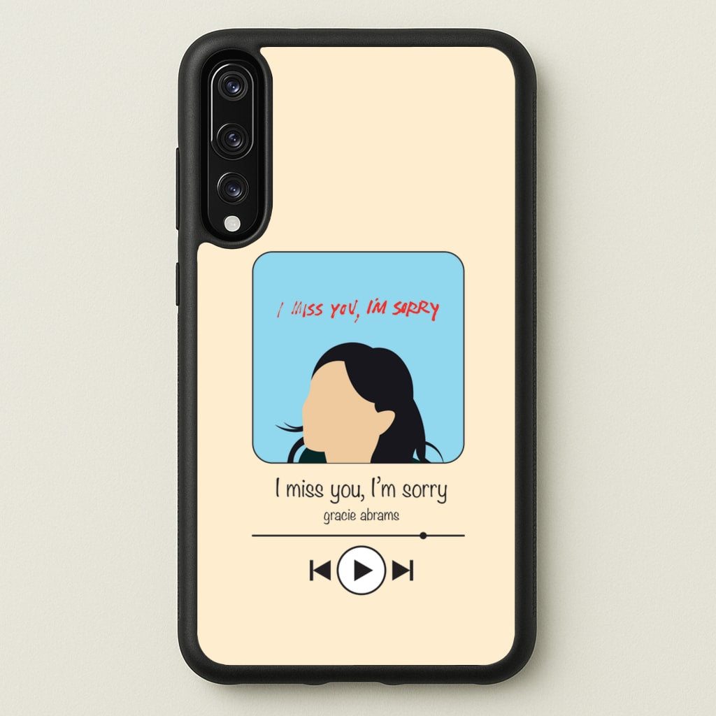 I Miss You - Abrams - Gracie Abrams Phone Case for Huawei P20 Pro