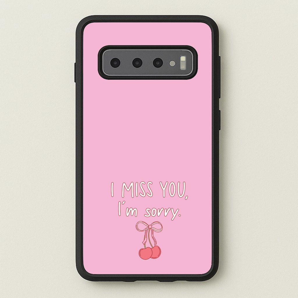 I Miss You , I'm Sorry - Abrams - Gracie Abrams Phone Case for Galaxy S10 Plus