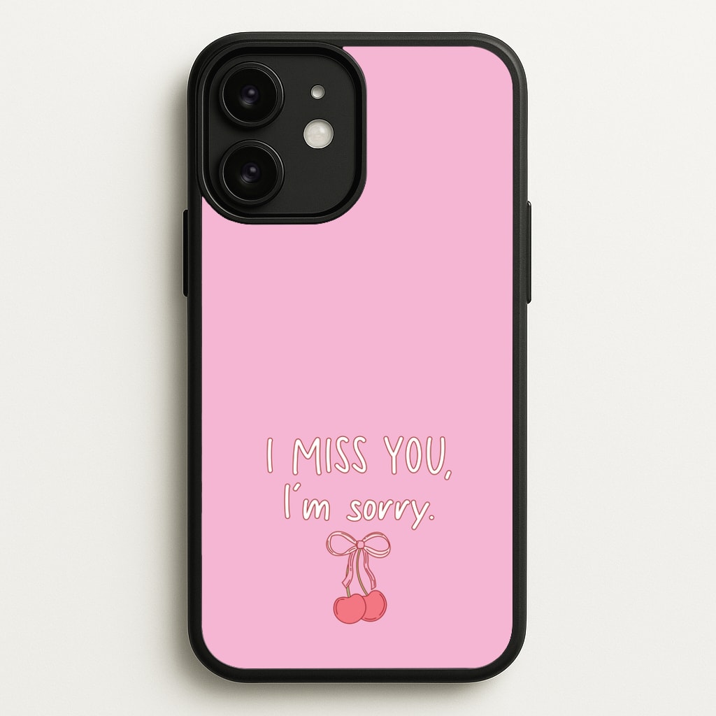 I Miss You , I'm Sorry - Abrams - Gracie Abrams Phone Case for iPhone 11