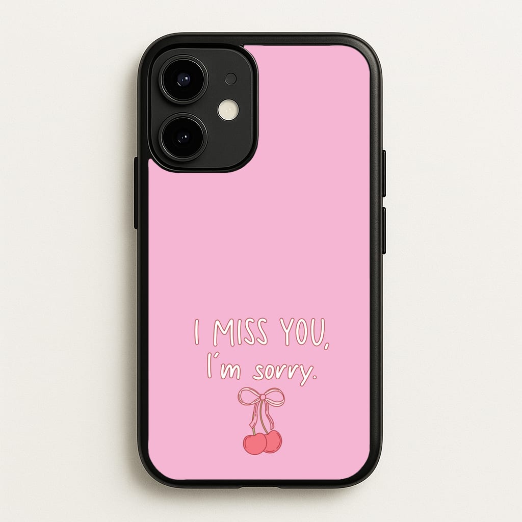 I Miss You , I'm Sorry - Abrams - Gracie Abrams Phone Case for iPhone 12 / 12 Pro