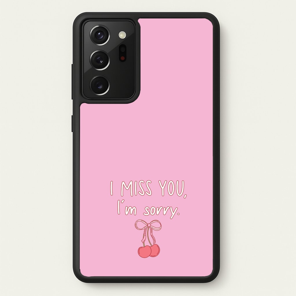 I Miss You , I'm Sorry - Abrams - Gracie Abrams Phone Case for Galaxy Note 20 Ultra