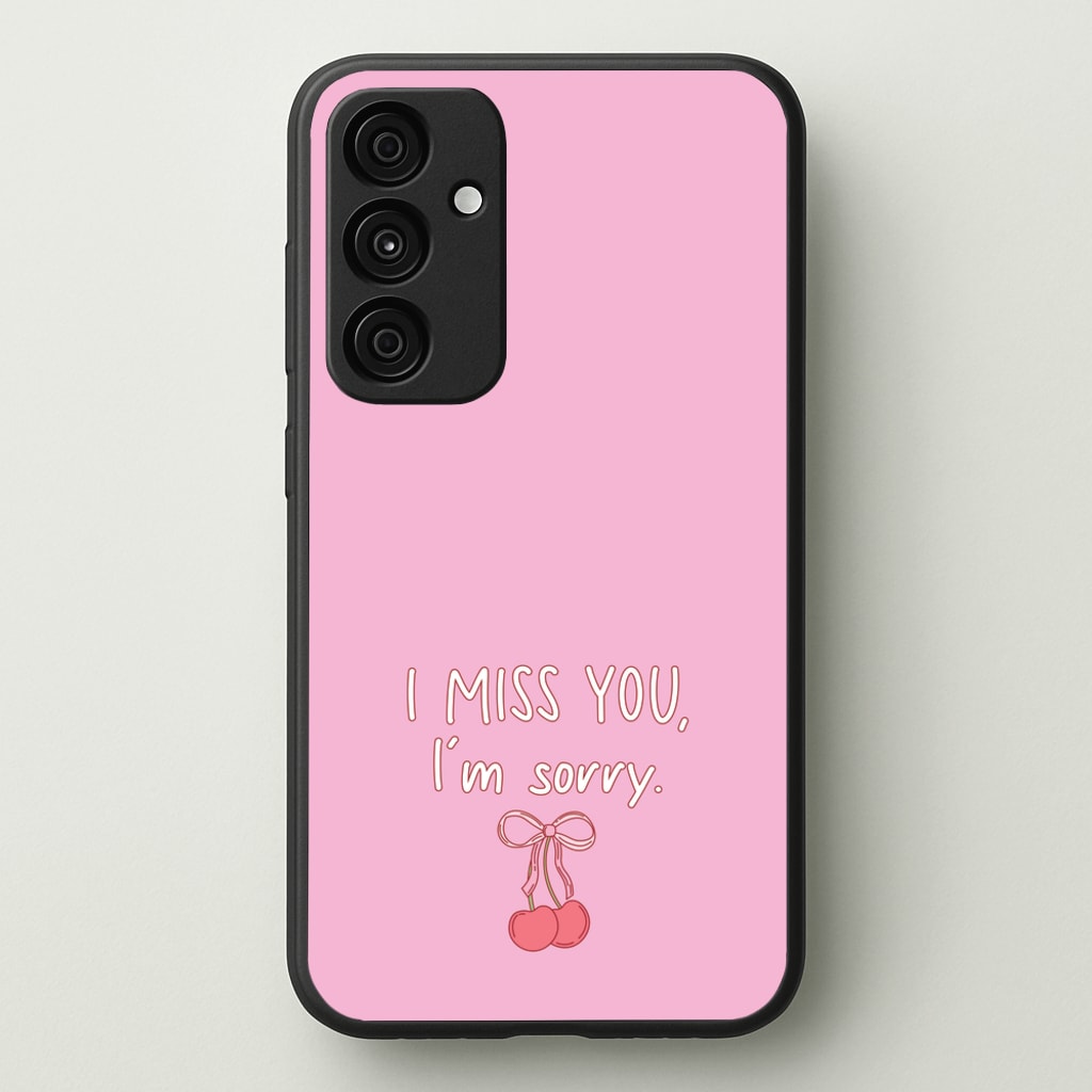 I Miss You , I'm Sorry - Abrams - Gracie Abrams Phone Case for Galaxy A35