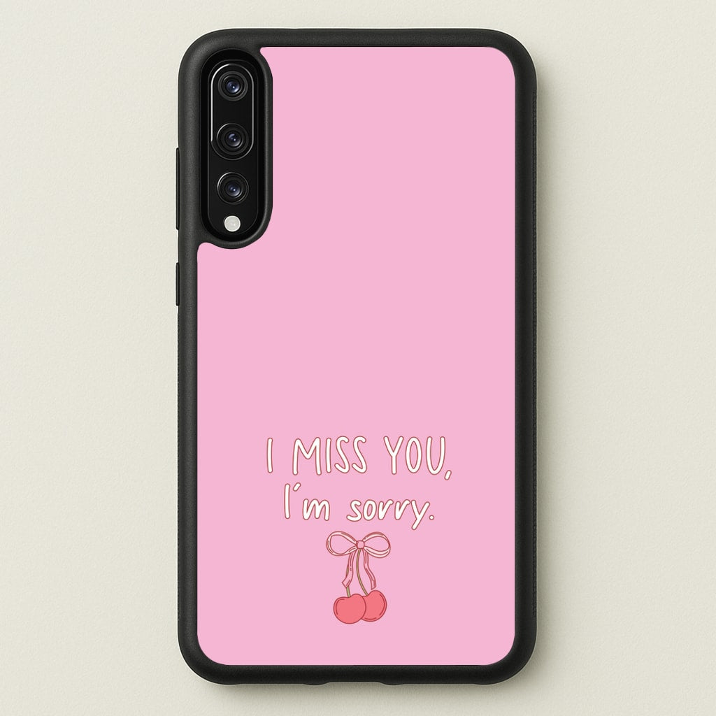 I Miss You , I'm Sorry - Abrams - Gracie Abrams Phone Case for Huawei P20 Pro