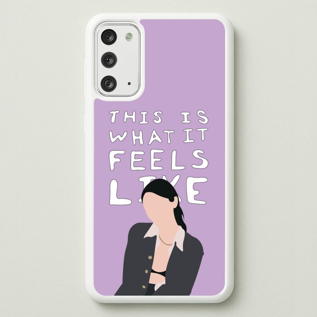 This Is What It Feels Like - Abrams - Gracie Abrams Phone Case for Galaxy Note 20