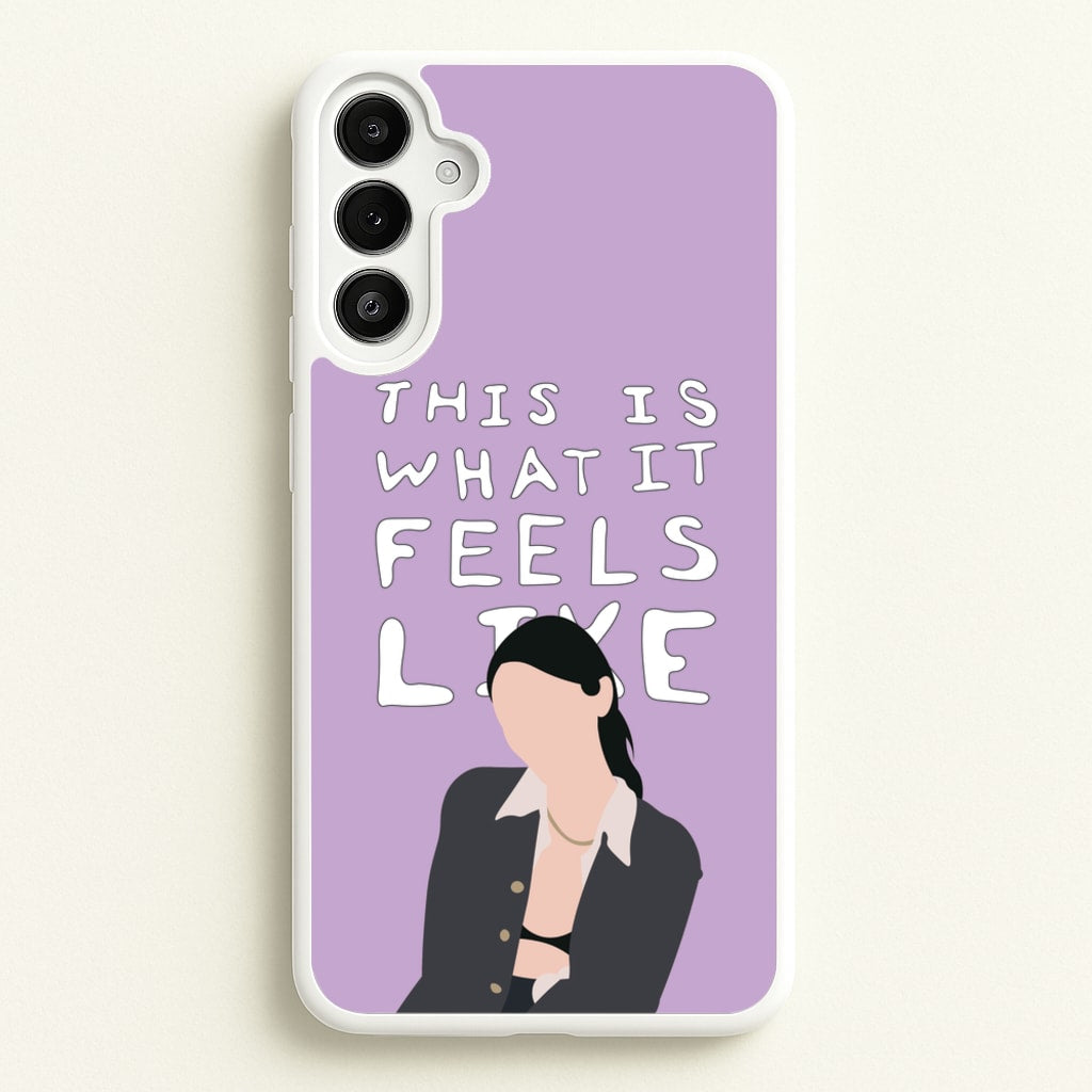 This Is What It Feels Like - Abrams - Gracie Abrams Phone Case for Galaxy A34