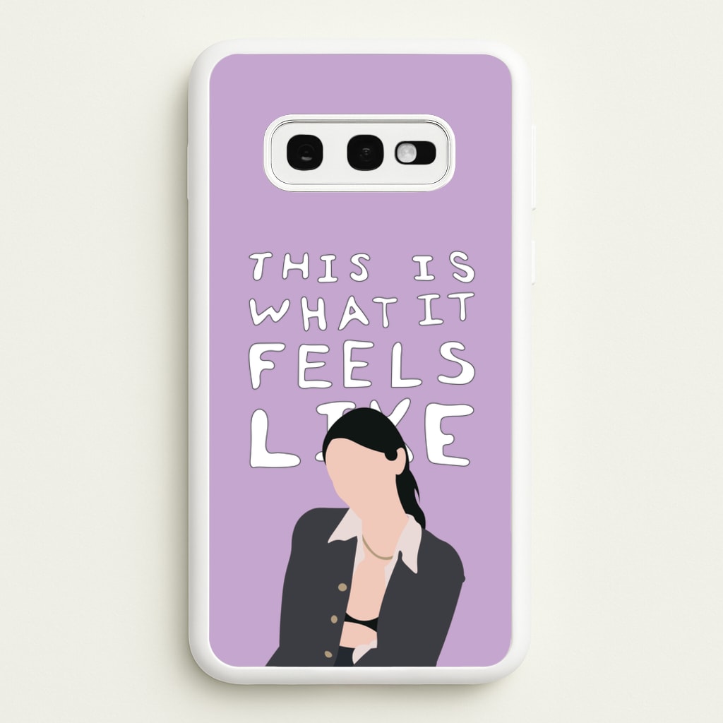 This Is What It Feels Like - Abrams - Gracie Abrams Phone Case for Galaxy S10e