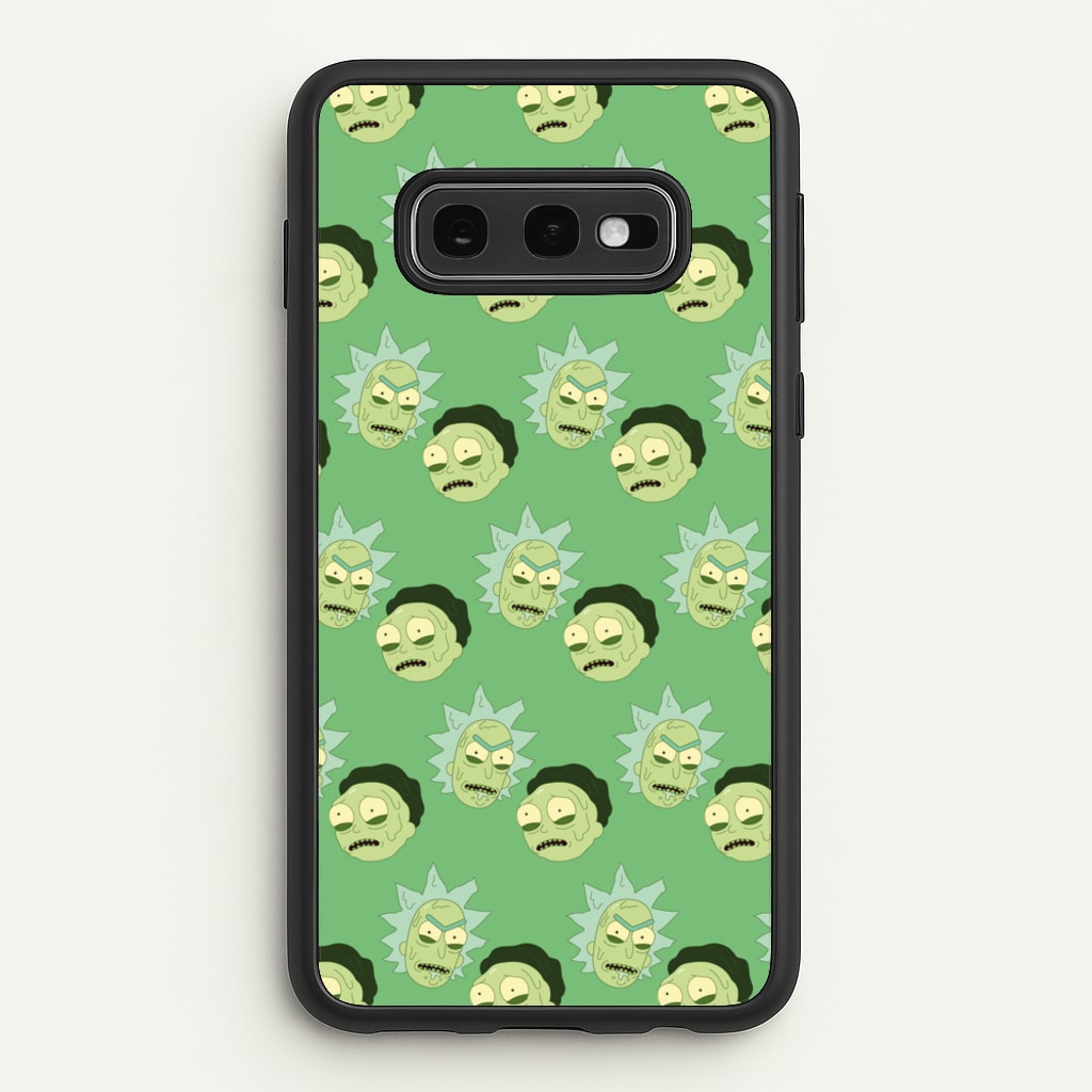 R&M Pattern - Rick And Morty Phone Case for Galaxy S10e