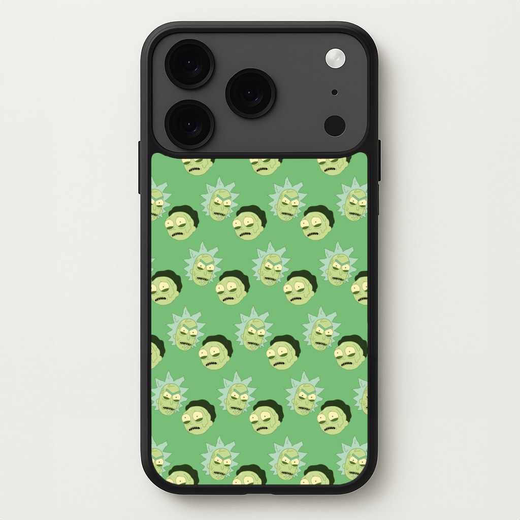 R&M Pattern Phone Case for iPhone 17 Pro Max