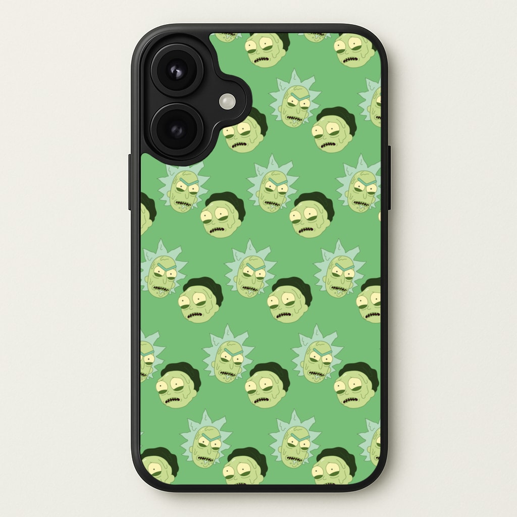 R&M Pattern Phone Case for iPhone 17