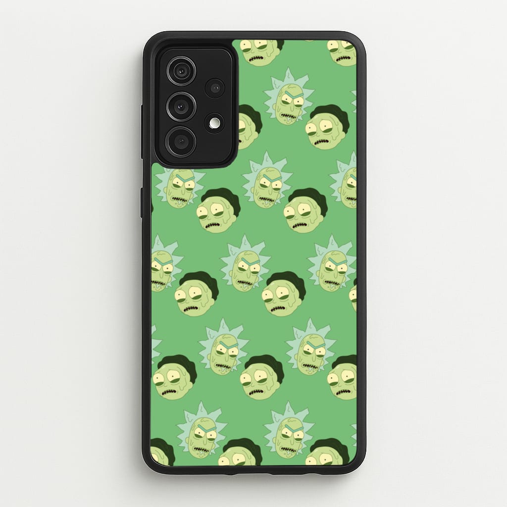 R&M Pattern - Rick And Morty Phone Case for Galaxy A52 / A52s