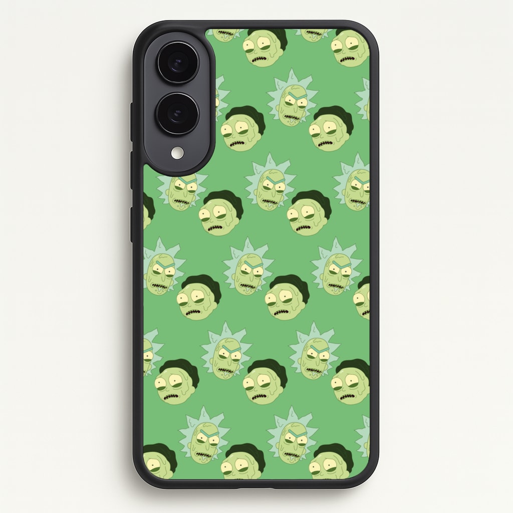 R&M Pattern - Rick And Morty Phone Case for Galaxy S25 Edge