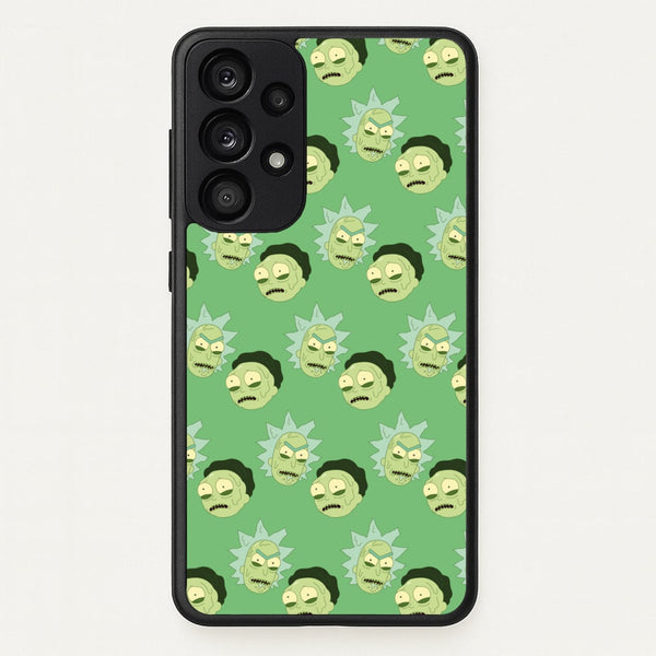 R&M Pattern - Rick And Morty Phone Case for Galaxy A33