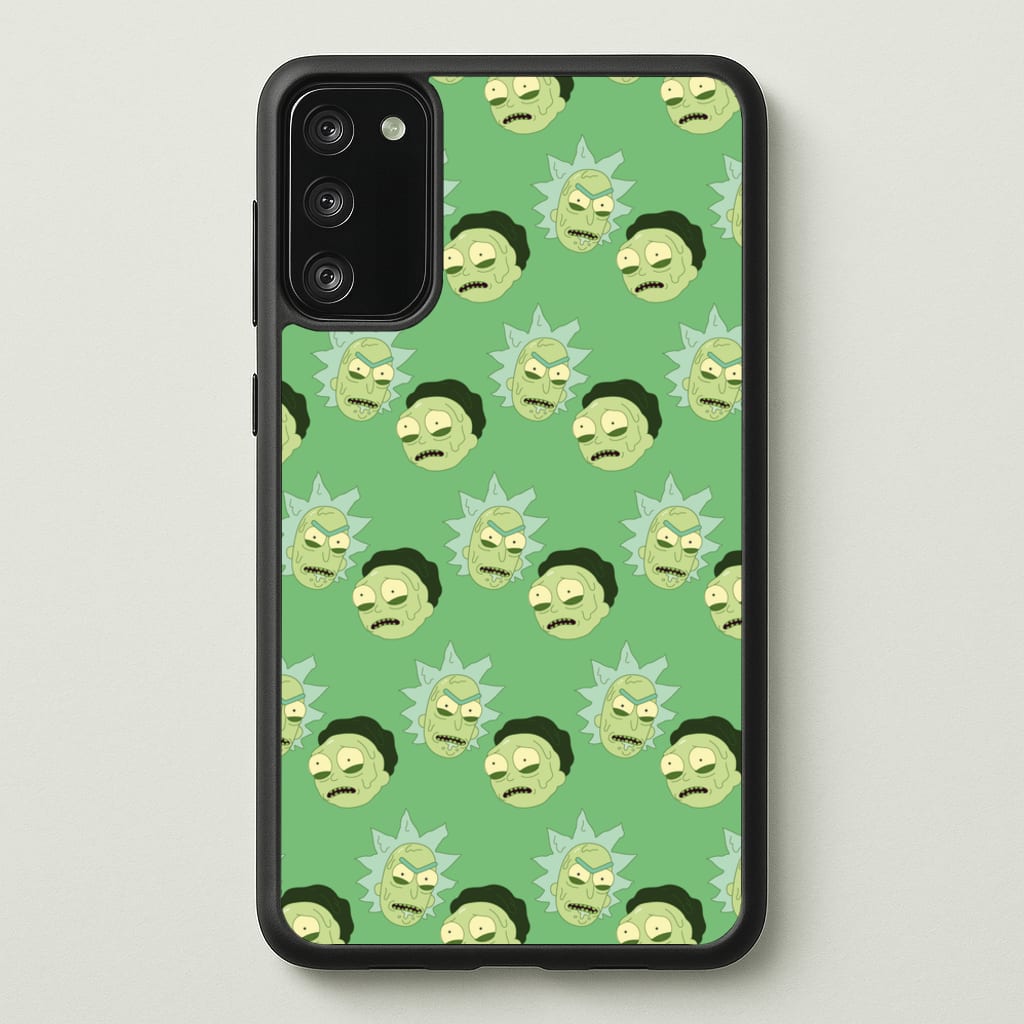 R&M Pattern - Rick And Morty Phone Case for Galaxy A41