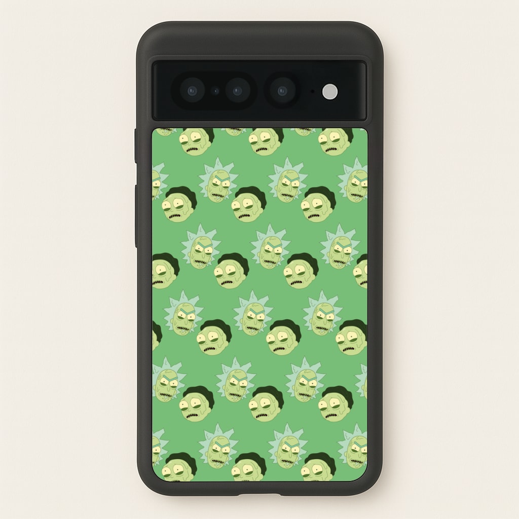R&M Pattern - Rick And Morty Phone Case for Google Pixel 7 Pro
