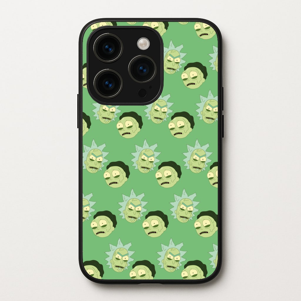 R&M Pattern - Rick And Morty Phone Case for iPhone 14 Pro Max
