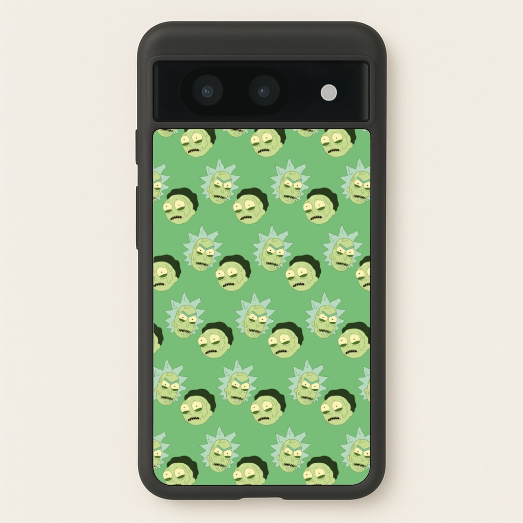 R&M Pattern - Rick And Morty Phone Case for Google Pixel 8a