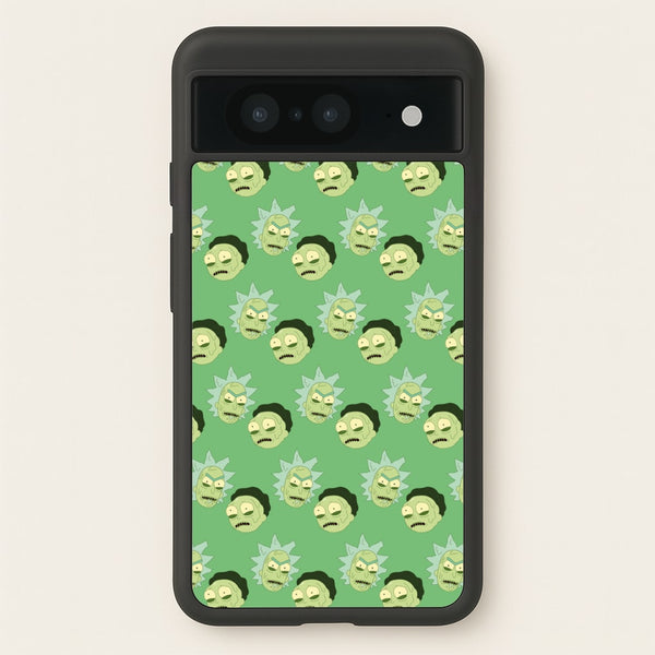 R&M Pattern - Rick And Morty Phone Case for Google Pixel 8