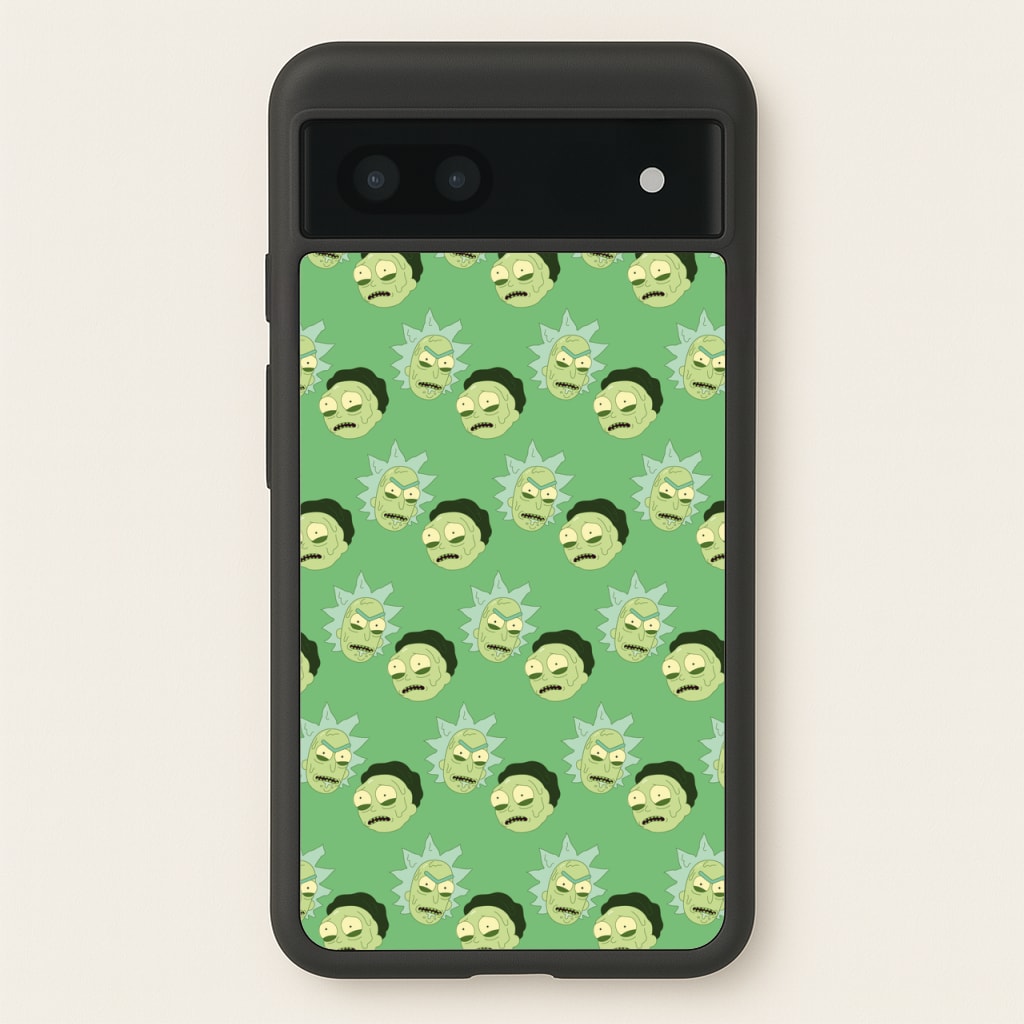R&M Pattern - Rick And Morty Phone Case for Google Pixel 7a