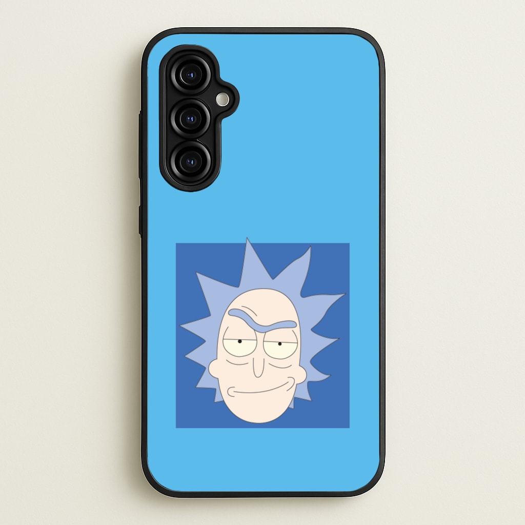 Smirk - Rick And Morty - Rick And Morty Phone Case for Galaxy A54