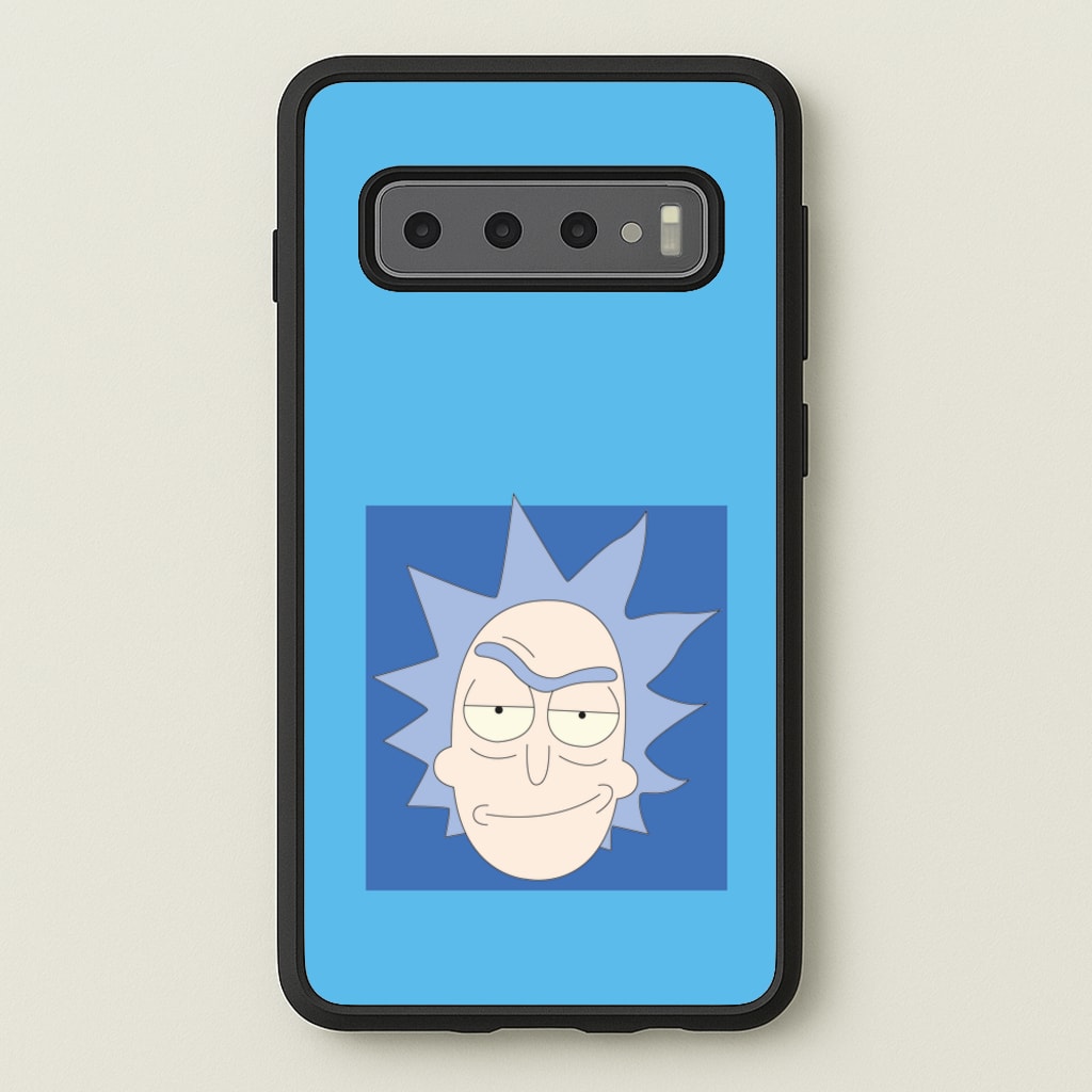 Smirk - Rick And Morty - Rick And Morty Phone Case for Galaxy S10 Plus