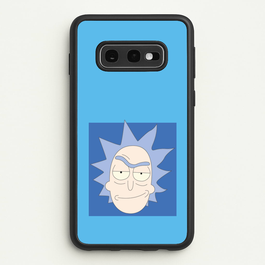 Smirk - Rick And Morty - Rick And Morty Phone Case for Galaxy S10e