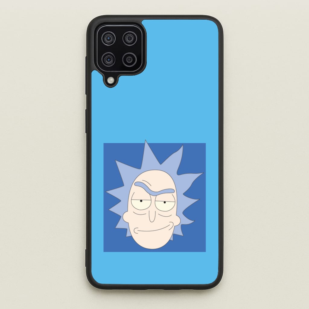 Smirk - Rick And Morty - Rick And Morty Phone Case for Galaxy A12