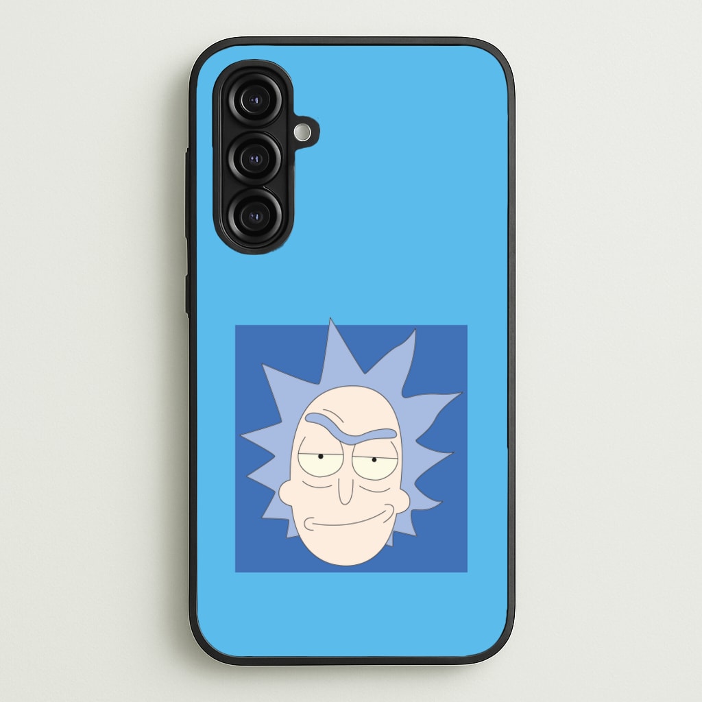 Smirk - Rick And Morty - Rick And Morty Phone Case for Galaxy A16