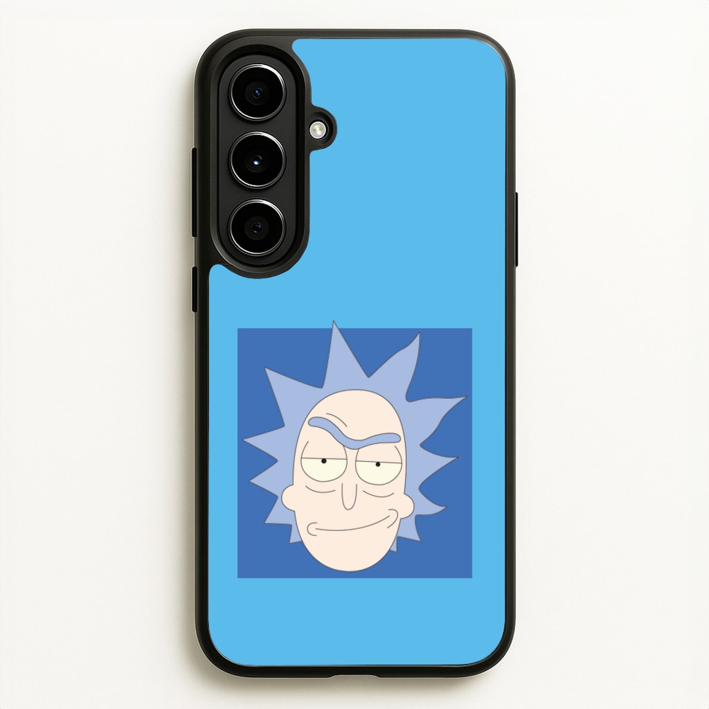 Smirk - Rick And Morty - Rick And Morty Phone Case for Galaxy A56