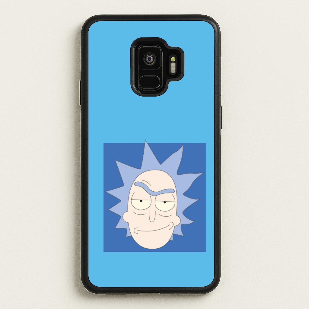 Smirk - Rick And Morty - Rick And Morty Phone Case for Galaxy S9