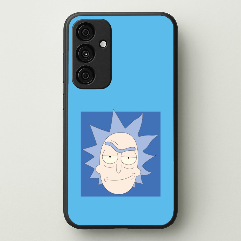 Smirk - Rick And Morty - Rick And Morty Phone Case for Galaxy A55