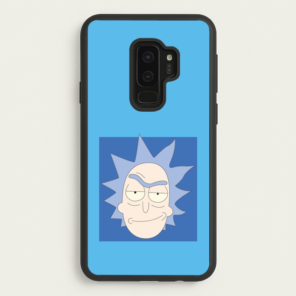 Smirk - Rick And Morty - Rick And Morty Phone Case for Galaxy S9 Plus