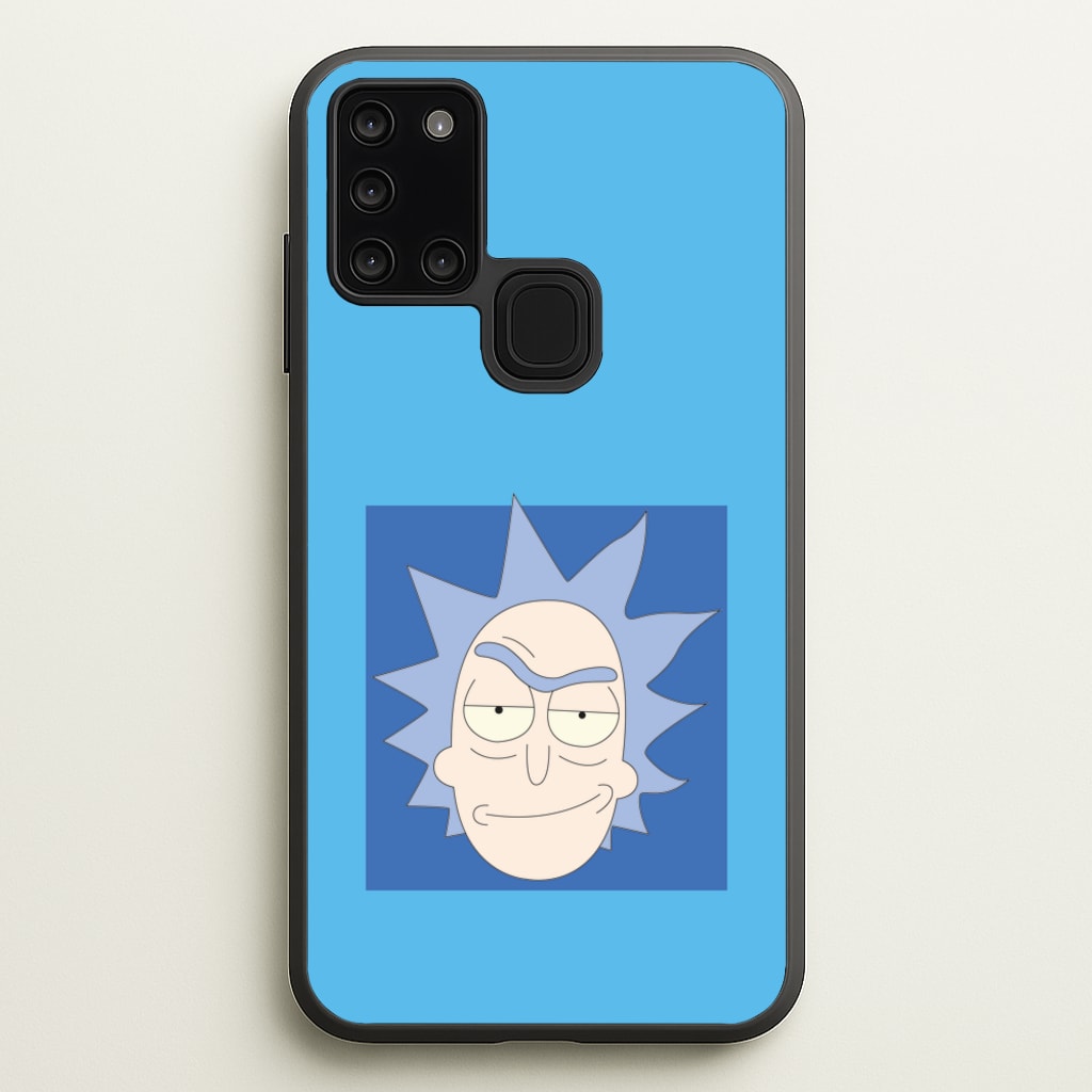 Smirk - Rick And Morty - Rick And Morty Phone Case for Galaxy A21s