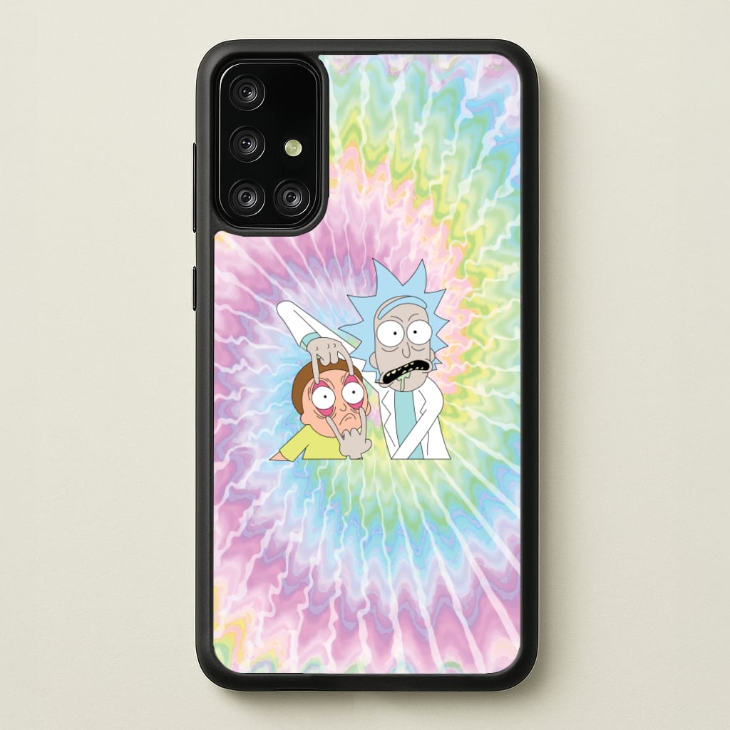 Psychedelic - RAM - Rick And Morty Phone Case for Galaxy A71